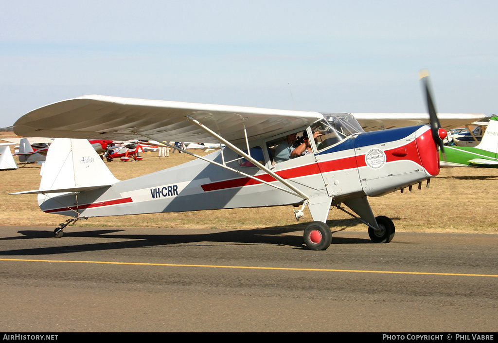 Aircraft Photo of VH-CRR | Auster J-4 Archer | AirHistory.net #36360