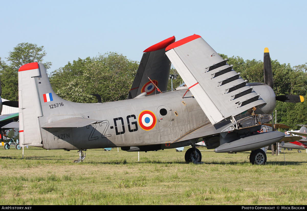 Aircraft Photo of F-AZFN / 125716 | Douglas A-1D Skyraider (AD-4N) | France - Air Force | AirHistory.net #36366