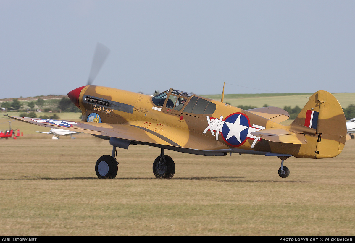 Aircraft Photo of G-CGZP | Curtiss P-40F Warhawk | USA - Air Force | AirHistory.net #36410