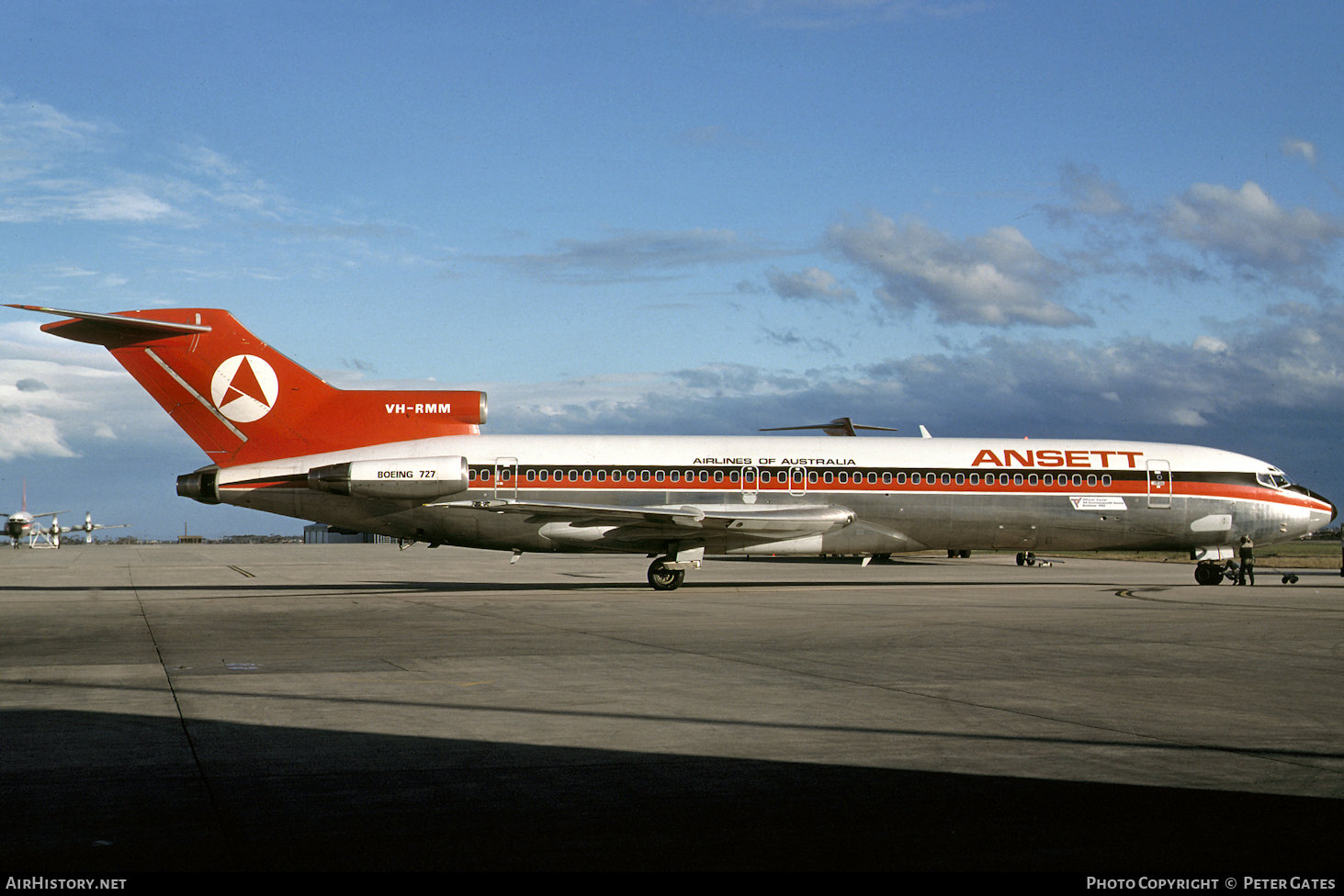 Aircraft Photo of VH-RMM | Boeing 727-277/Adv | Ansett Airlines of Australia | AirHistory.net #36418