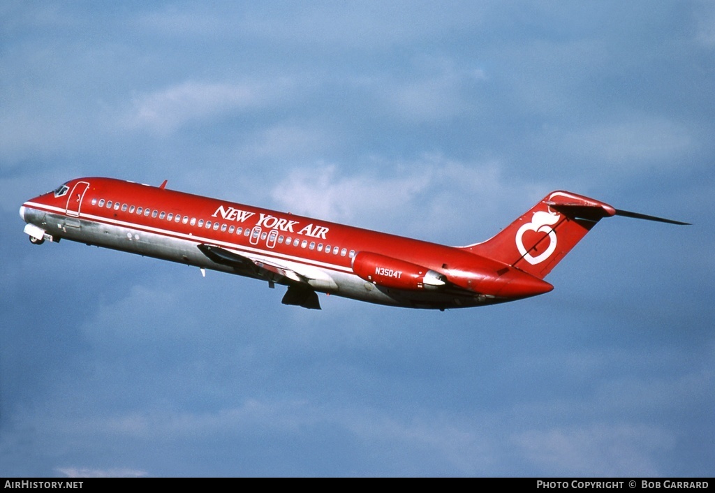 Aircraft Photo of N3504T | McDonnell Douglas DC-9-32 | New York Air | AirHistory.net #36421
