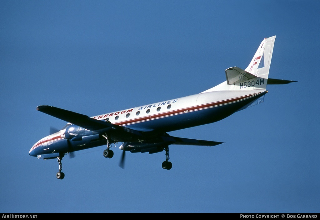Aircraft Photo of N5304M | Swearingen SA-226TC Metro | Freedom Airlines | AirHistory.net #36430