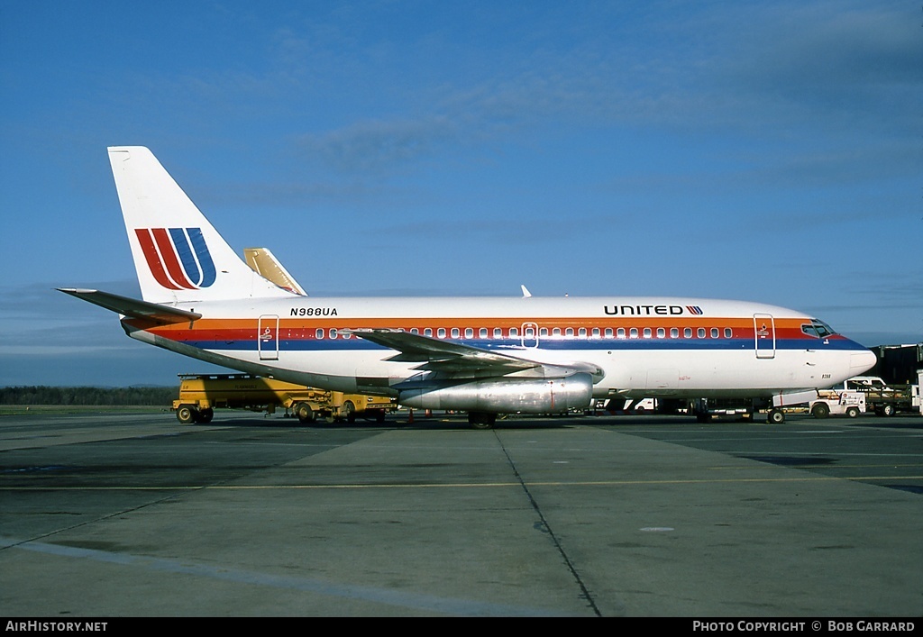 Aircraft Photo of N988UA | Boeing 737-291/Adv | United Airlines | AirHistory.net #36431