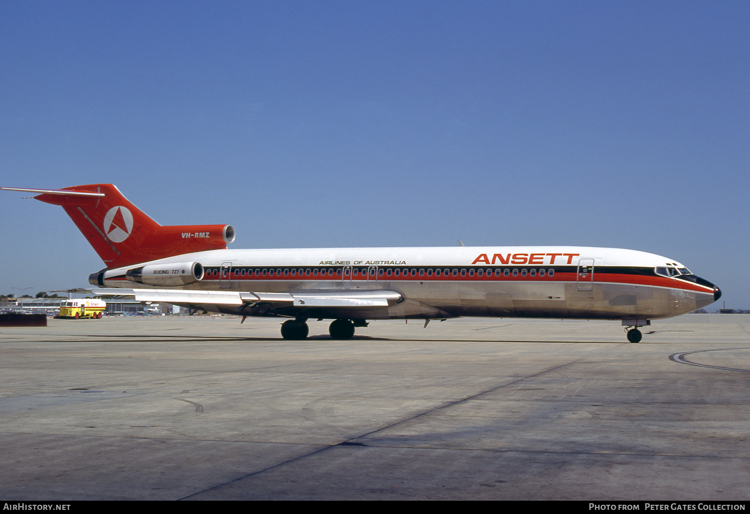 Aircraft Photo of VH-RMZ | Boeing 727-277/Adv | Ansett Airlines of Australia | AirHistory.net #36434