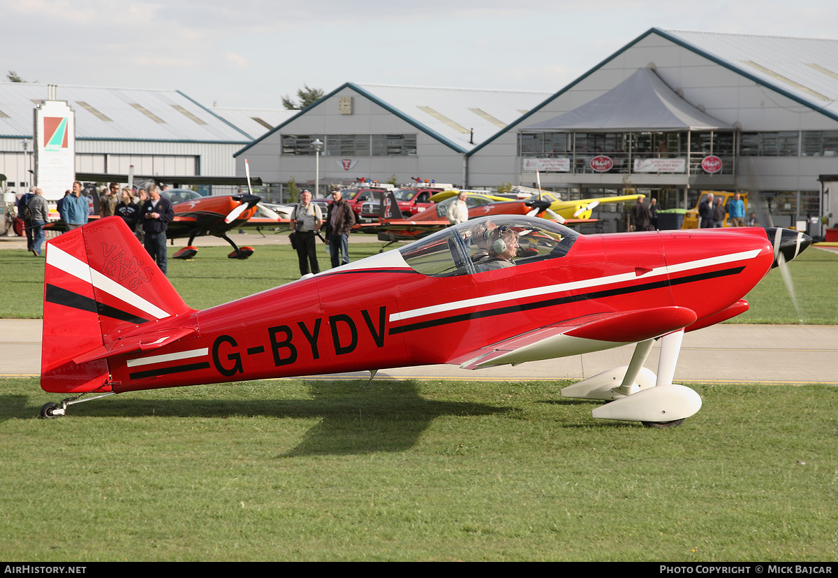 Aircraft Photo of G-BYDV | Van's RV-6 | AirHistory.net #36457