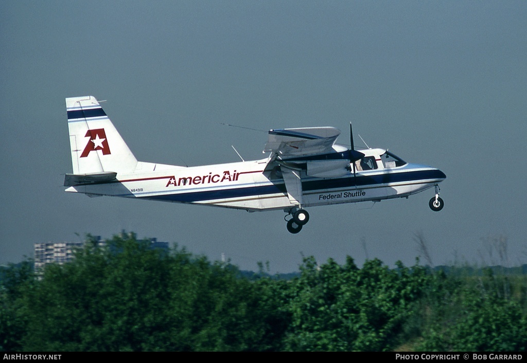 Aircraft Photo of N8491B | Britten-Norman BN-2A-27 Islander | AmericAir | AirHistory.net #36465