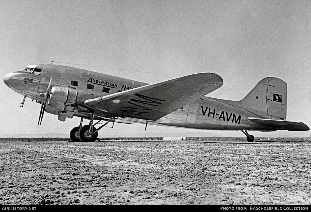 Aircraft Photo of VH-AVM | Douglas C-47A Skytrain | Australian National Airways - ANA | AirHistory.net #36472