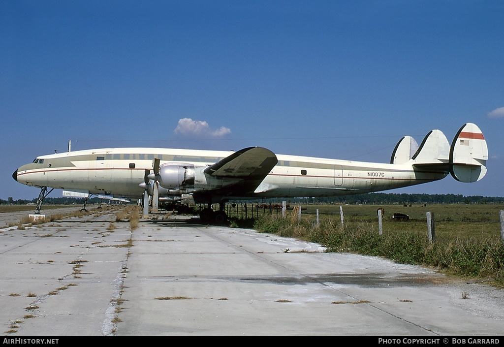 Aircraft Photo of N1007C | Lockheed L-1049H Super Constellation | AirHistory.net #36497