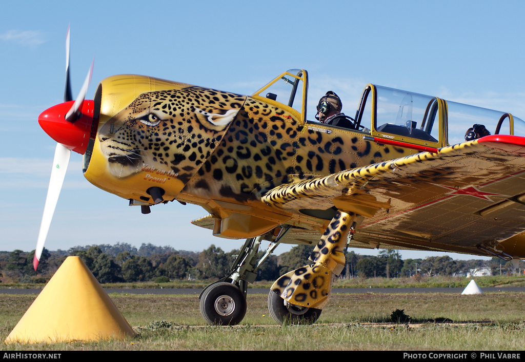 Aircraft Photo of VH-WKO | Yakovlev Yak-52TW | Soviet Union - Air Force | AirHistory.net #36512