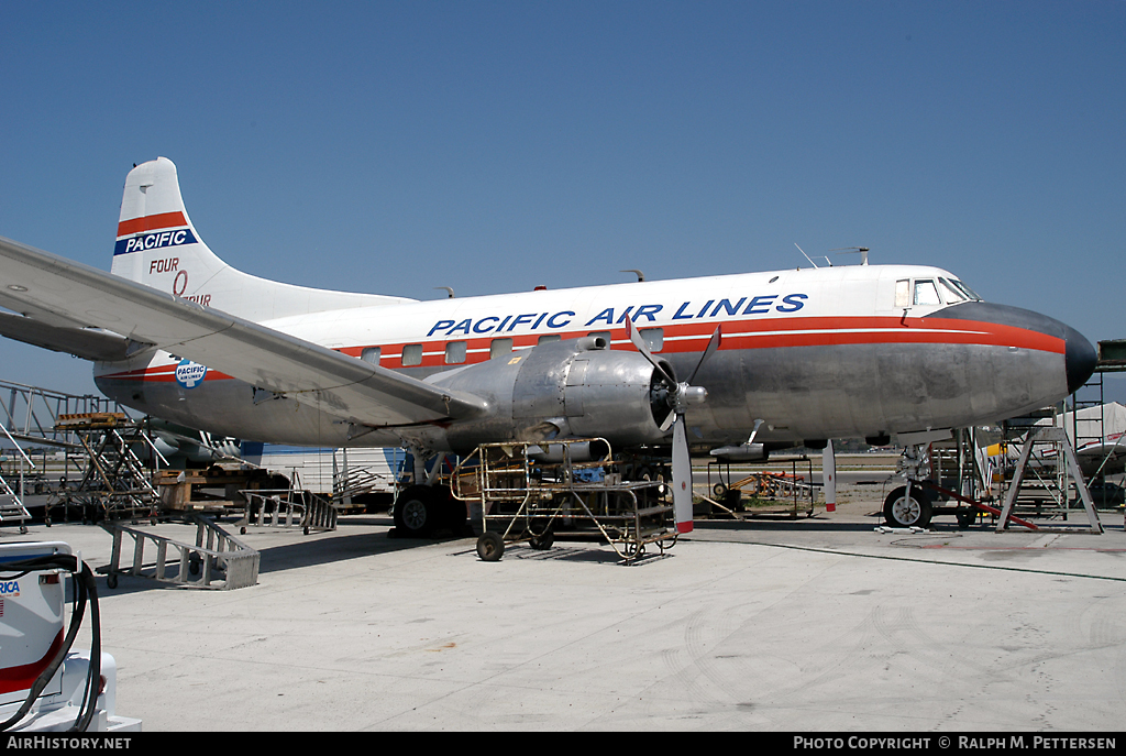 Aircraft Photo of N636X | Martin 404 | Airliners of America | Pacific Air Lines | AirHistory.net #36522