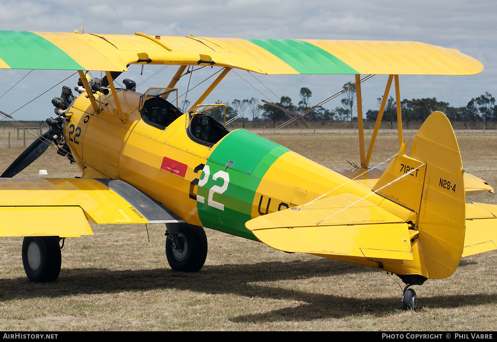 Aircraft Photo of VH-EYB / 7122T | Boeing PT-17 Kaydet (A75N1) | USA - Navy | AirHistory.net #36534