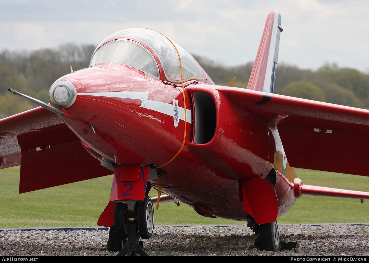 Aircraft Photo of XP502 | Folland Fo-144 Gnat T1 | UK - Air Force | AirHistory.net #36540