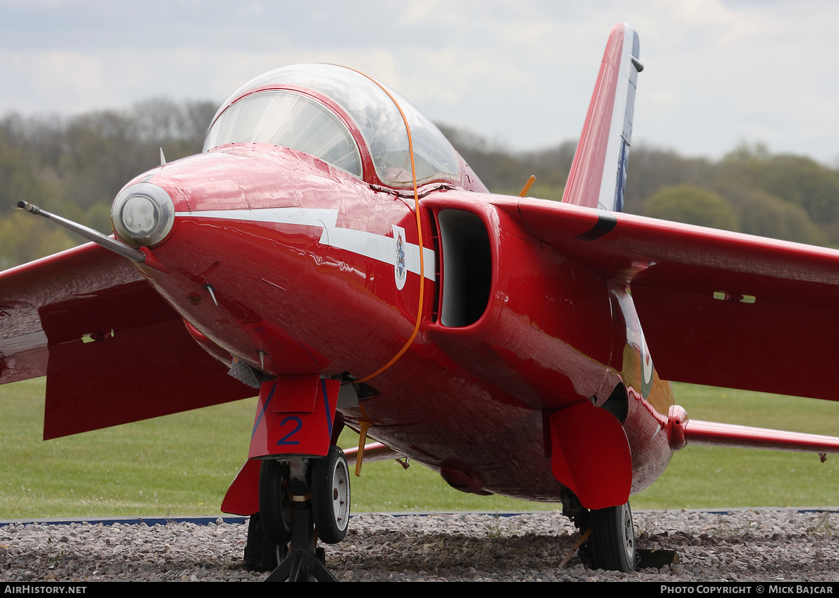Aircraft Photo of XP502 | Folland Fo.144 Gnat T.1 | UK - Air Force | AirHistory.net #36540