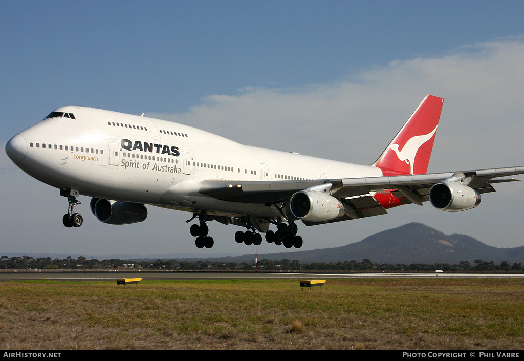 Aircraft Photo of VH-OJD | Boeing 747-438 | Qantas | AirHistory.net #36545