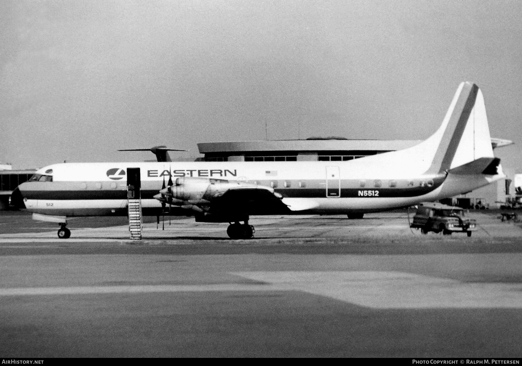 Aircraft Photo of N5512 | Lockheed L-188A Electra | Eastern Air Lines | AirHistory.net #36556