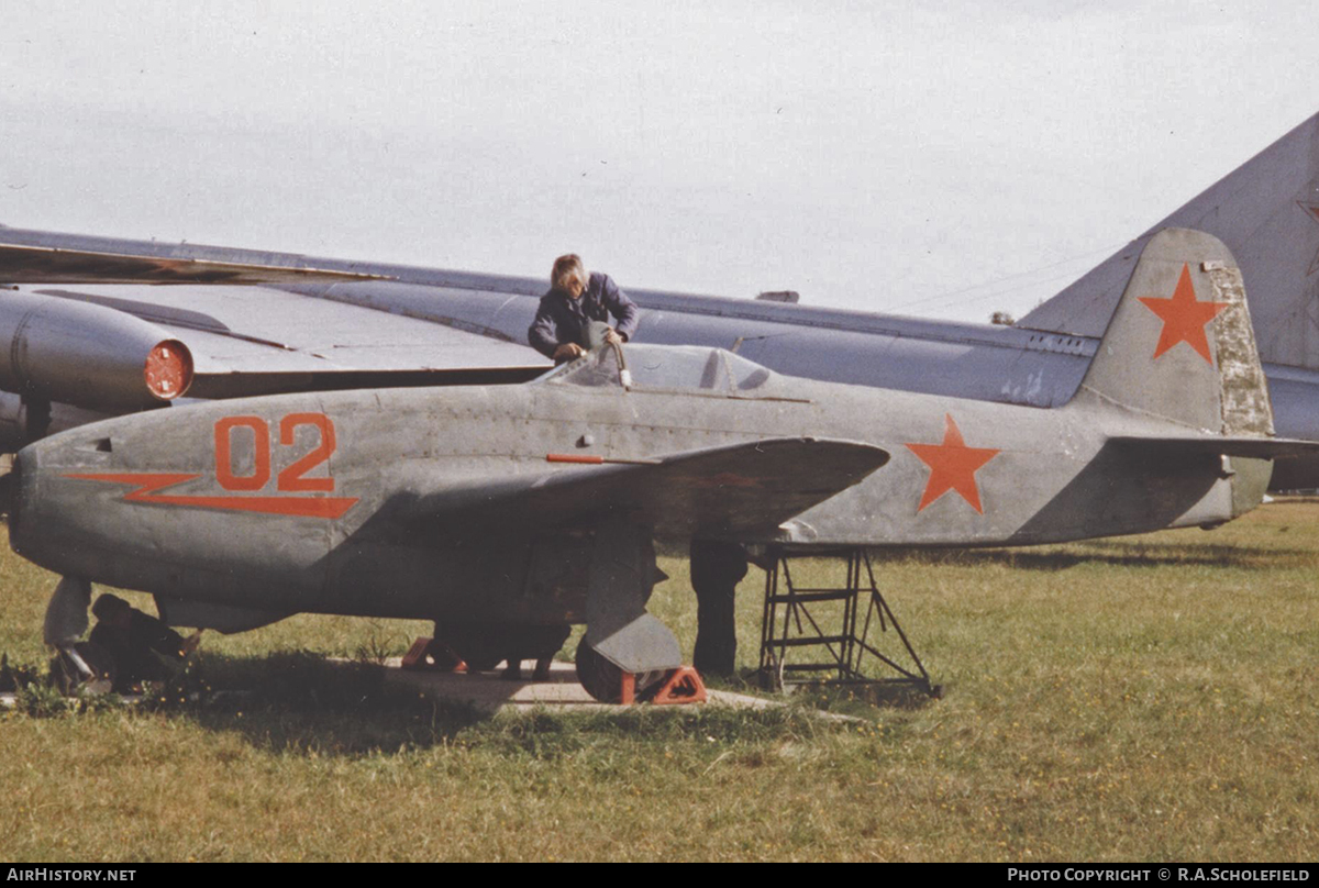 Aircraft Photo of 02 RED | Yakovlev Yak-17 | Soviet Union - Air Force | AirHistory.net #36557