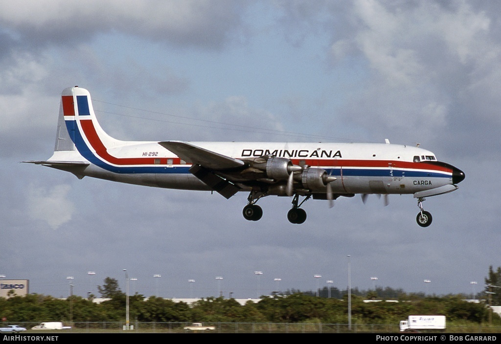 Aircraft Photo of HI-292 | Douglas C-118A Liftmaster (DC-6A) | Dominicana | AirHistory.net #36564