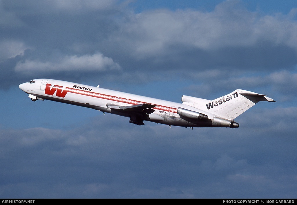 Aircraft Photo of N830WA | Boeing 727-247/Adv | Western Airlines | AirHistory.net #36571