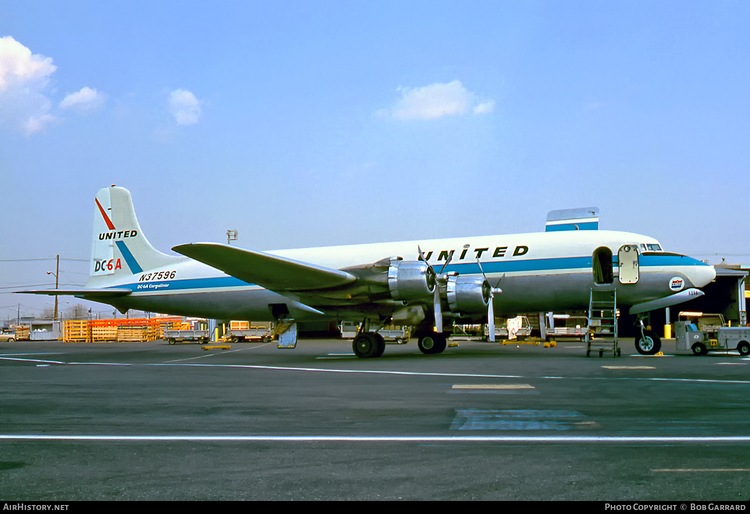 Aircraft Photo of N37596 | Douglas DC-6A | United Air Lines | AirHistory.net #36581