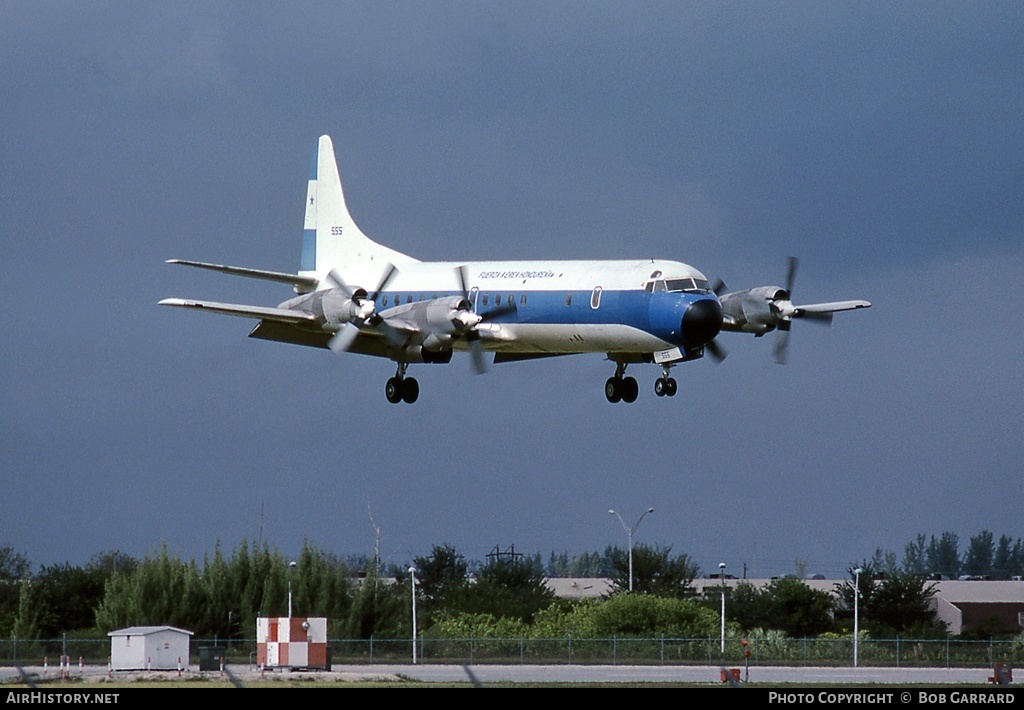 Aircraft Photo of 555 | Lockheed L-188A Electra | Honduras - Air Force | AirHistory.net #36589