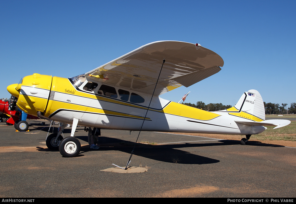 Aircraft Photo of VH-VLD | Cessna 195B | AirHistory.net #36611