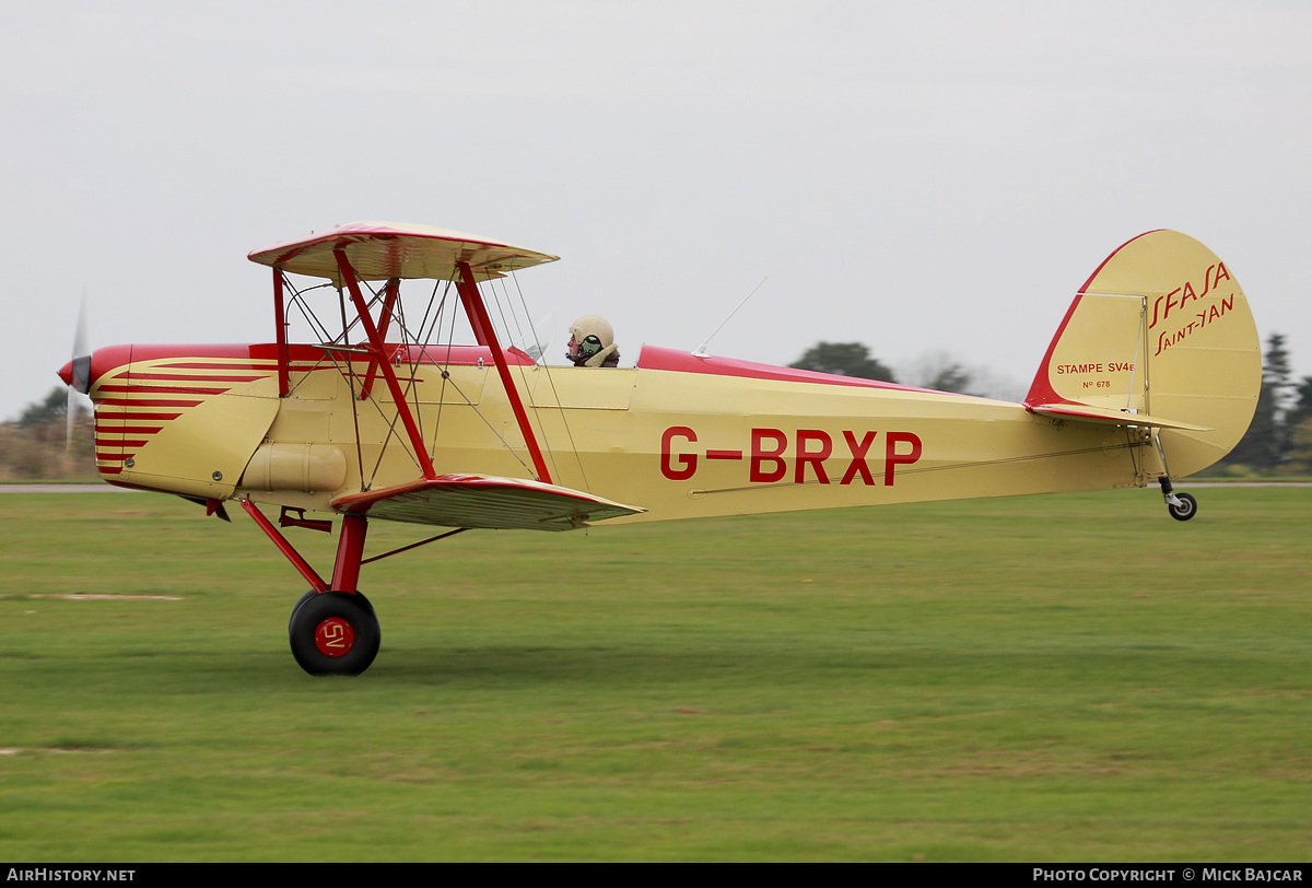 Aircraft Photo of G-BRXP | Stampe-Vertongen SV-4B | SFASA - Service de la Formation Aéronautique et des Sports Aériens | AirHistory.net #36634