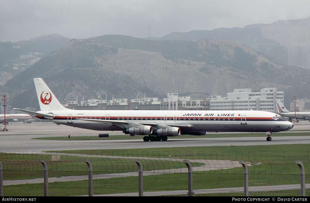 Aircraft Photo of JA8042 | McDonnell Douglas DC-8-61 | Japan Air Lines - JAL | AirHistory.net #36648