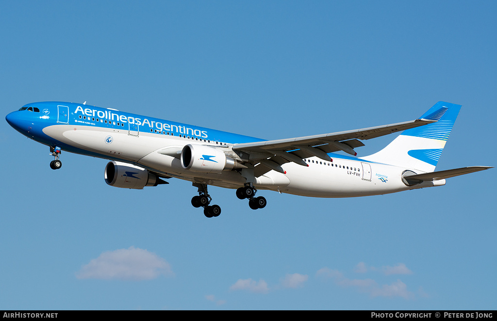 Aircraft Photo of LV-FVH | Airbus A330-202 | Aerolíneas Argentinas | AirHistory.net #36654
