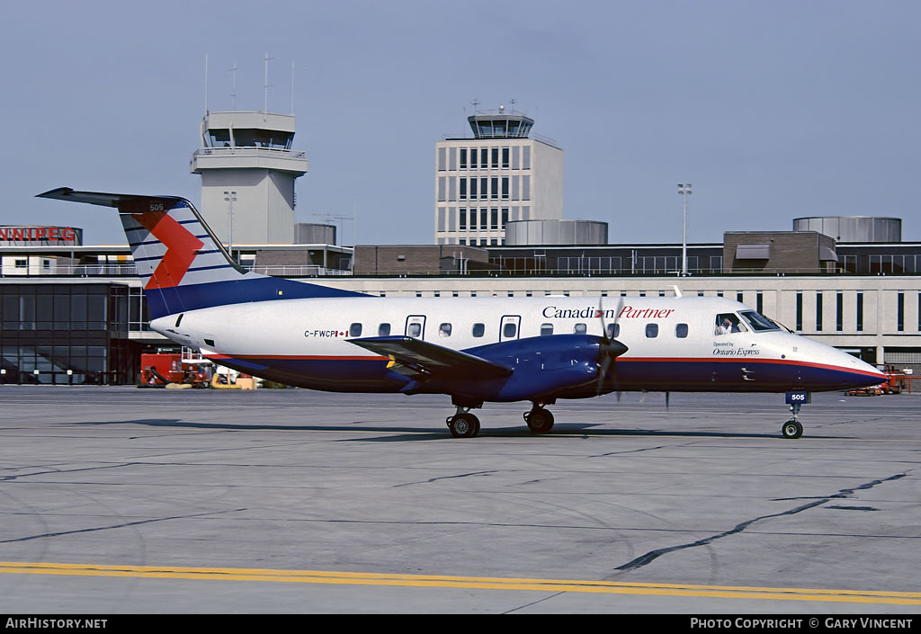 Aircraft Photo of C-FWCP | Embraer EMB-120 Brasilia | Canadian Partner | AirHistory.net #36674