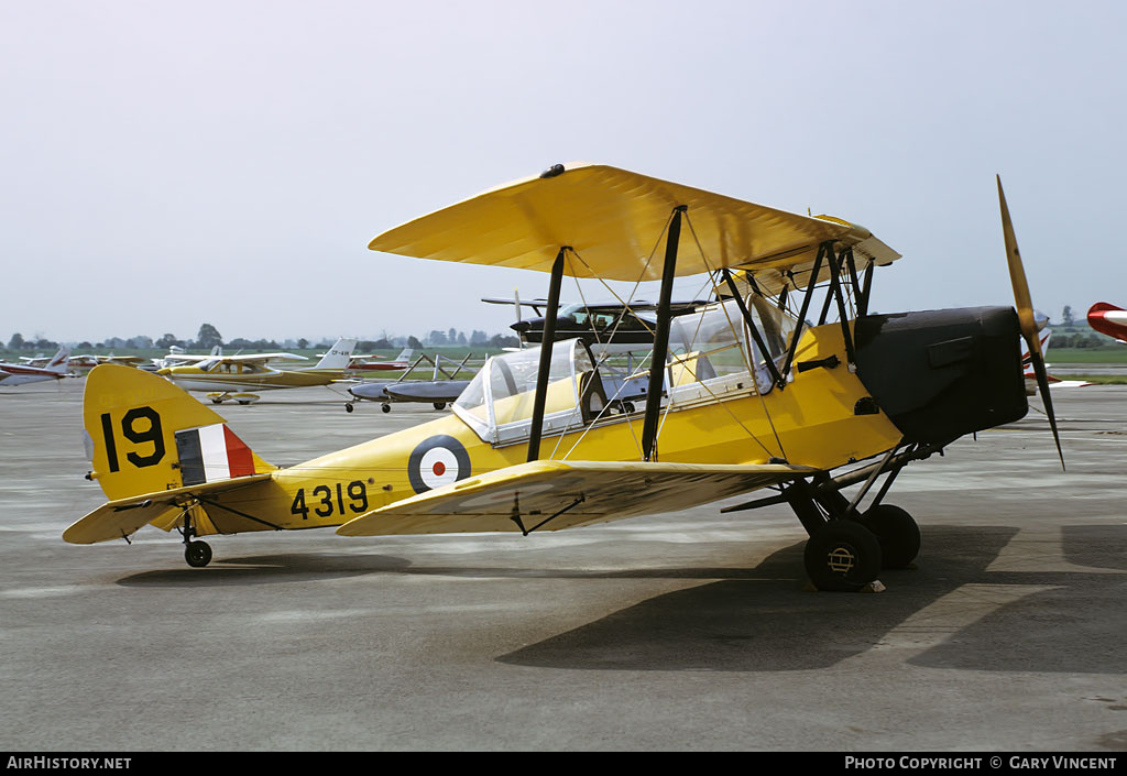 Aircraft Photo of CF-GTU / 4319 | De Havilland D.H. 82C Tiger Moth | Canada - Air Force | AirHistory.net #36675