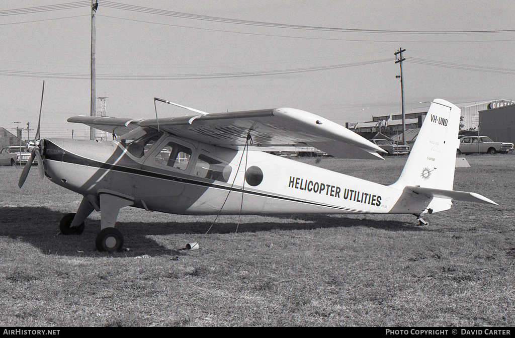 Aircraft Photo of VH-UND | Helio H-295-1200 Super Courier | Helicopter Utilities | AirHistory.net #36691