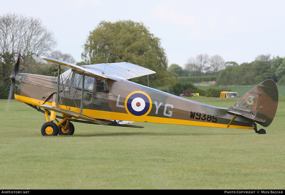 Aircraft Photo of G-ADND / W9385 | De Havilland D.H. 87B Hornet Moth | UK - Air Force | AirHistory.net #36716