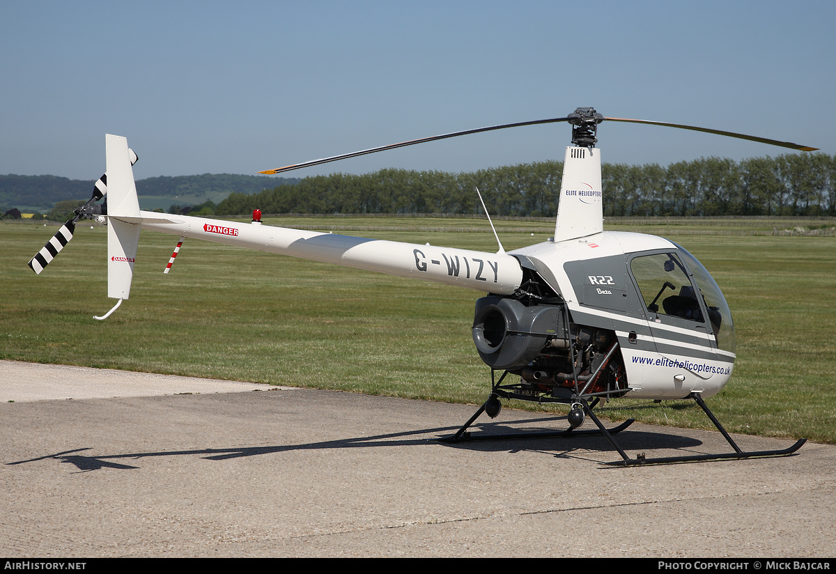 Aircraft Photo of G-WIZY | Robinson R-22 Beta | Elite Helicopters | AirHistory.net #36718