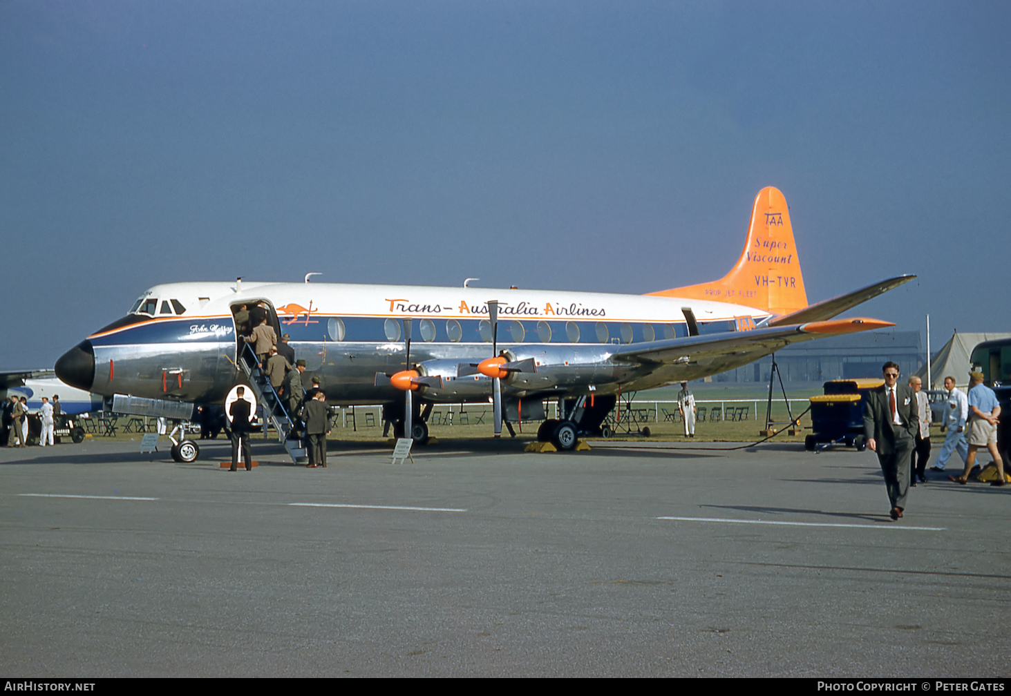 Aircraft Photo of VH-TVR | Vickers 816 Viscount | Trans-Australia Airlines - TAA | AirHistory.net #36732