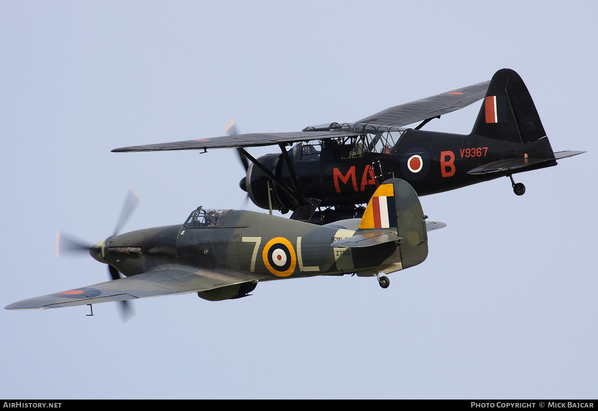 Aircraft Photo of G-BKTH / Z7015 | Hawker Sea Hurricane Mk1B | UK - Navy | AirHistory.net #36754