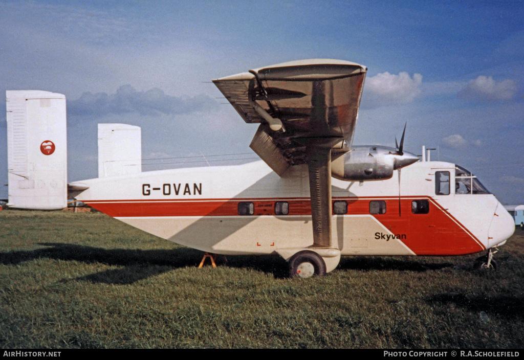 Aircraft Photo of G-OVAN | Short SC.7 Skyvan 3-100 | AirHistory.net #36782