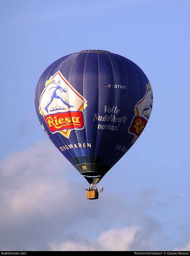 Aircraft Photo of D-OTWR | Schroeder Fire Balloons G | Riesa Teigwaren | AirHistory.net #36788
