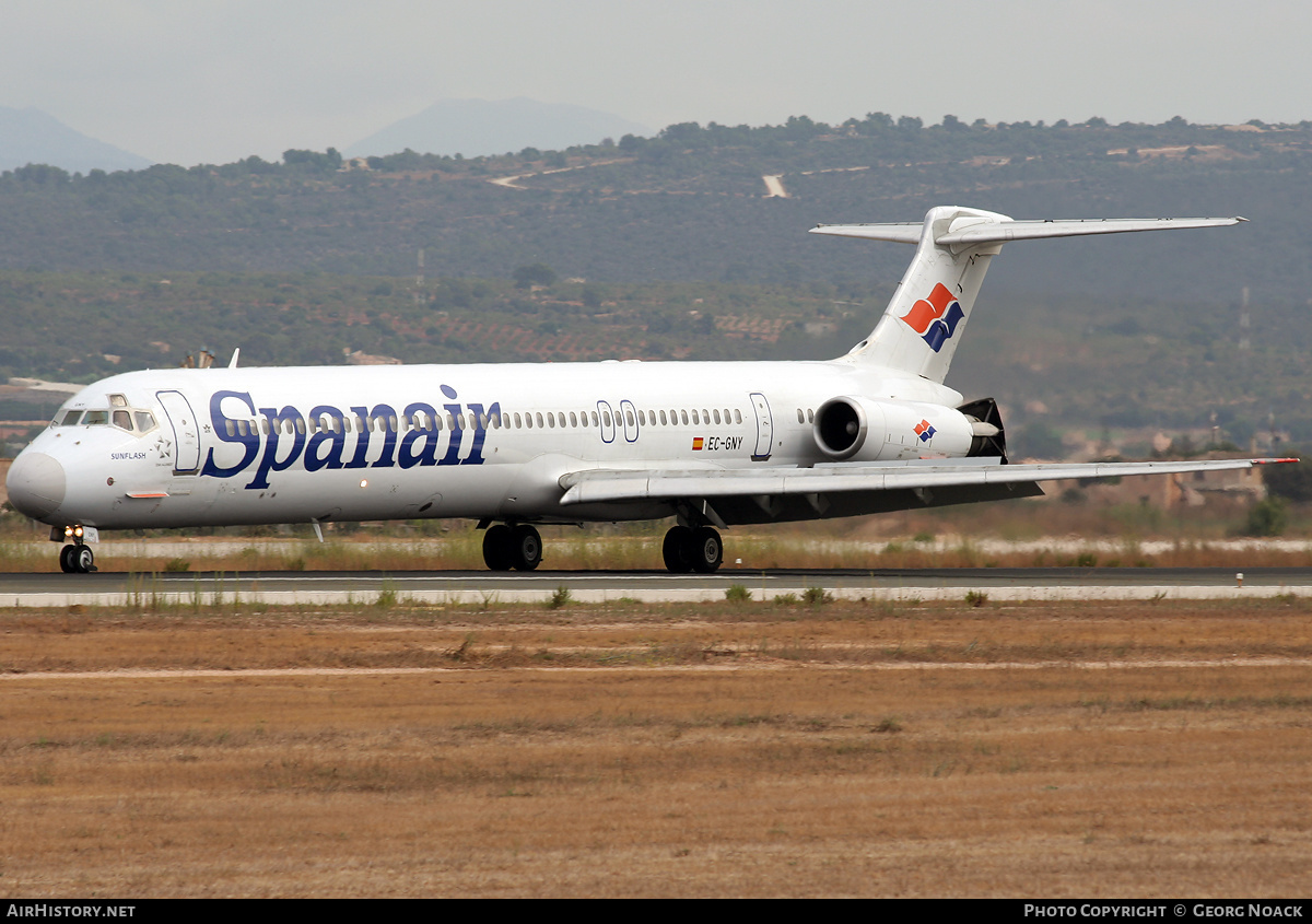 Aircraft Photo of EC-GNY | McDonnell Douglas MD-83 (DC-9-83) | Spanair | AirHistory.net #36795