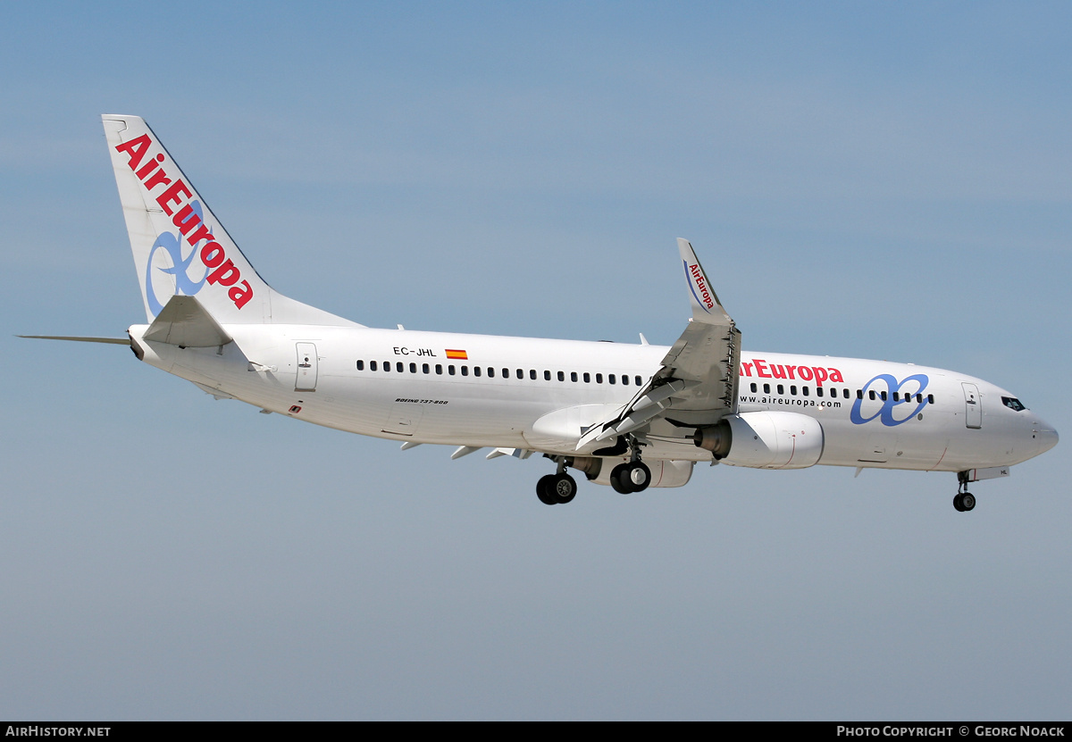 Aircraft Photo of EC-JHL | Boeing 737-85P | Air Europa | AirHistory.net #36811