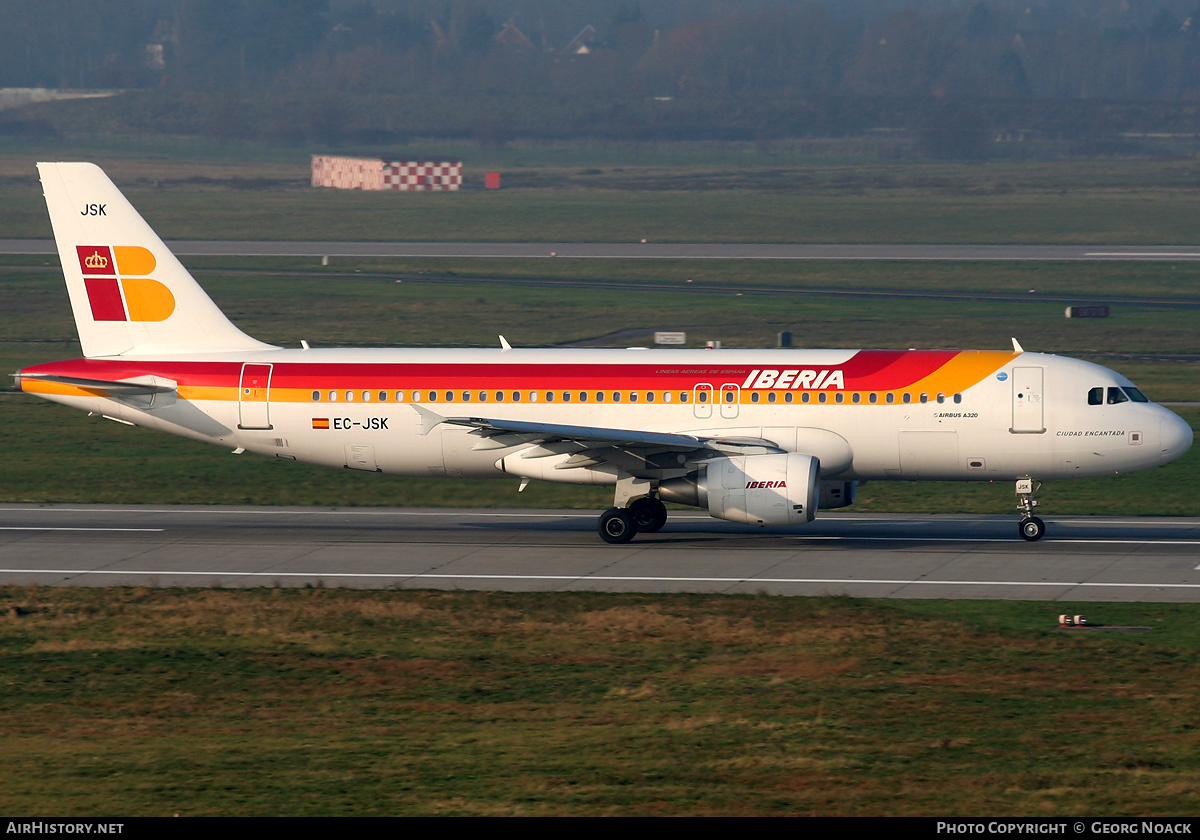 Aircraft Photo of EC-JSK | Airbus A320-214 | Iberia | AirHistory.net #36813