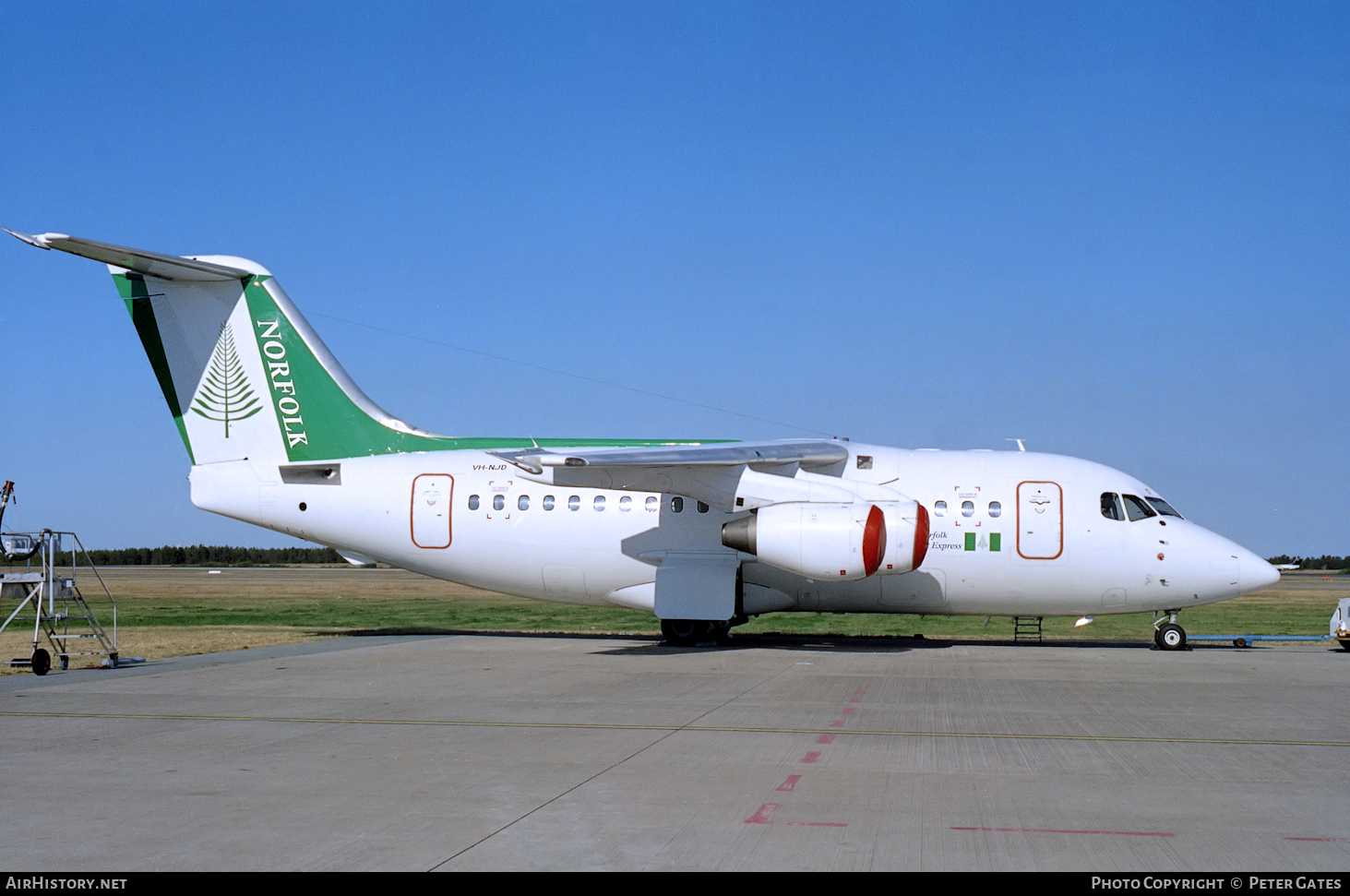Aircraft Photo of VH-NJD | British Aerospace BAe-146-100 | Norfolk Air | AirHistory.net #36820