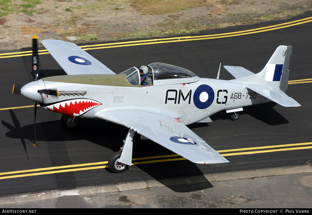 Aircraft Photo of VH-SVU / A68-750 | Commonwealth CA-18 Mustang 23 (P-51D) | Australia - Air Force | AirHistory.net #36830