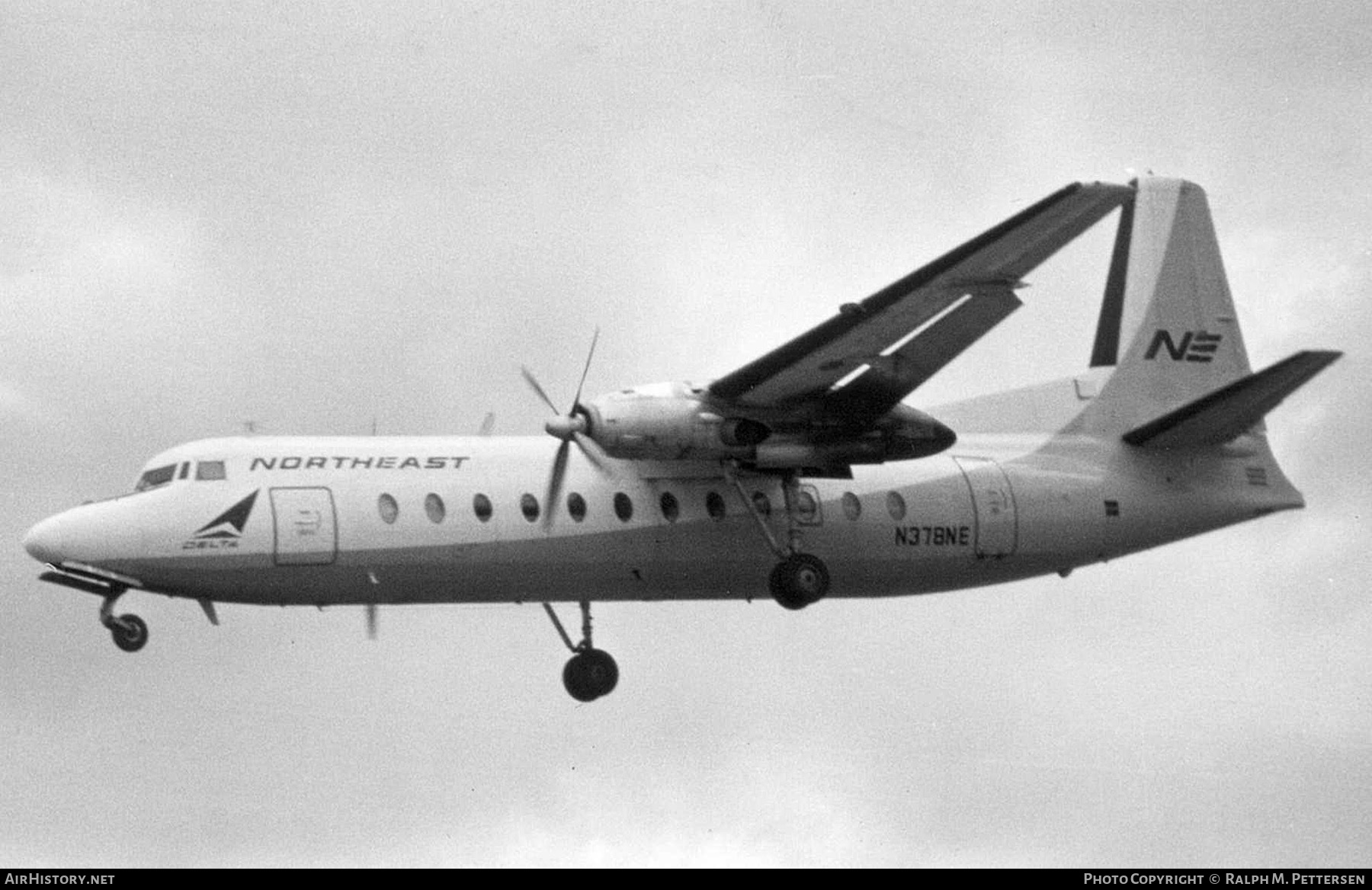 Aircraft Photo of N378NE | Fairchild Hiller FH-227C | Northeast Airlines | AirHistory.net #36831