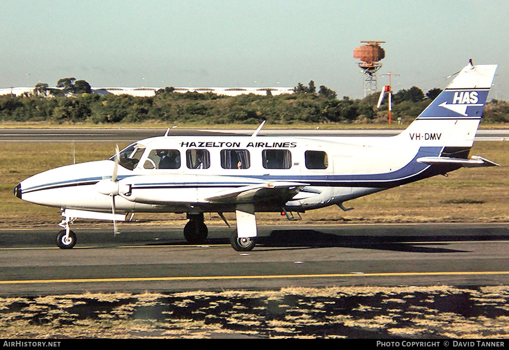 Aircraft Photo of VH-DMV | Piper PA-31-350 Navajo Chieftain | Hazelton Airlines | AirHistory.net #36834