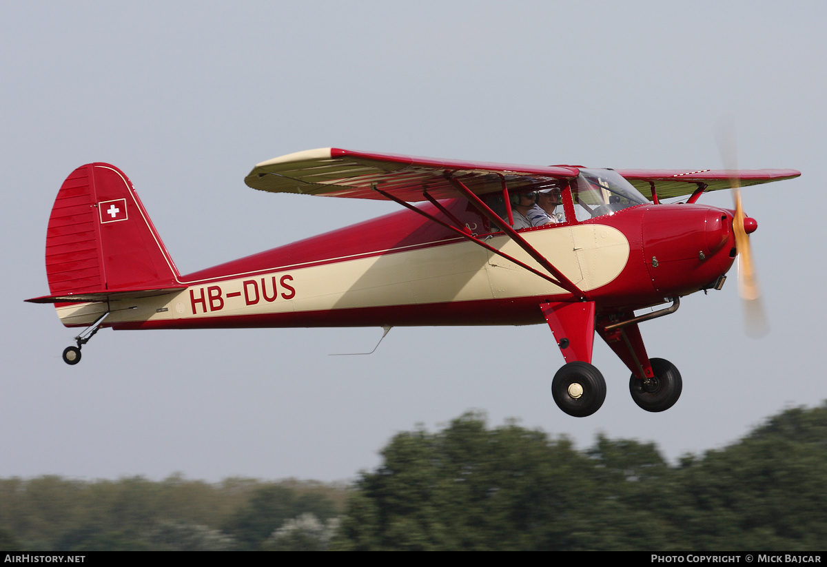 Aircraft Photo of HB-DUS | Luscombe 8A Silvaire | AirHistory.net #36838