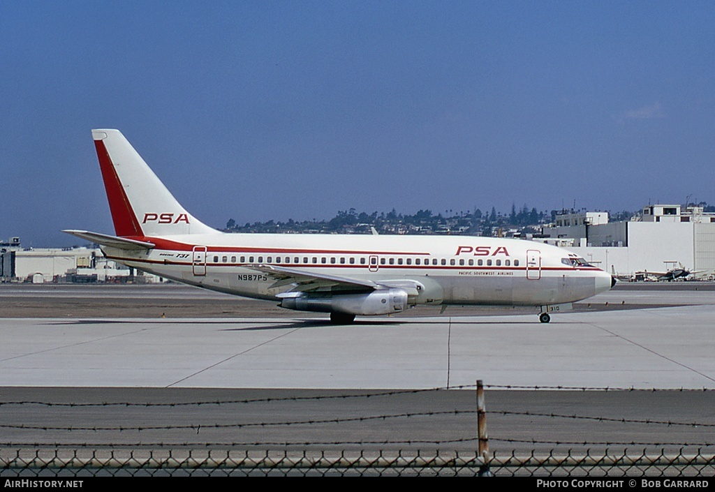 Aircraft Photo of N987PS | Boeing 737-214 | PSA - Pacific Southwest Airlines | AirHistory.net #36849