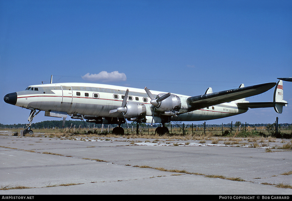 Aircraft Photo of N9718C | Lockheed L-1049E/01 Super Constellation | AirHistory.net #36875