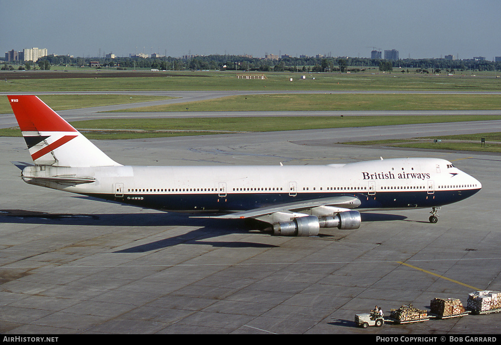 Aircraft Photo of G-AWND | Boeing 747-136 | British Airways | AirHistory.net #36972