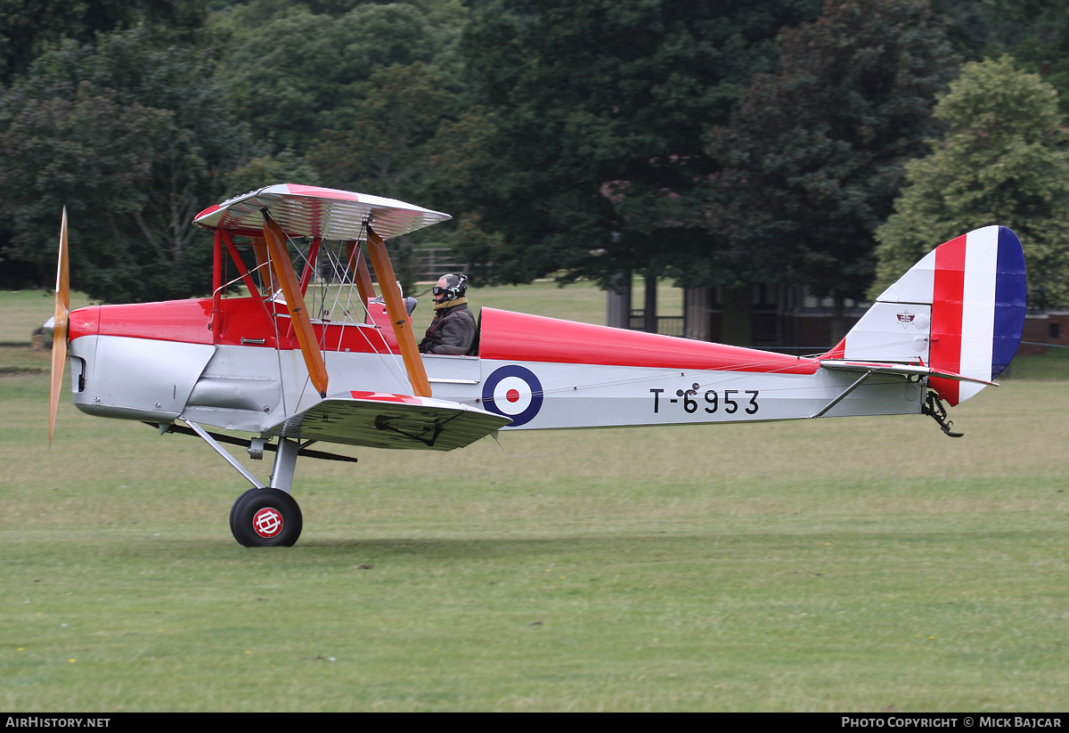 Aircraft Photo of G-ANNI / T6953 | De Havilland D.H. 82A Tiger Moth II | UK - Air Force | AirHistory.net #36977