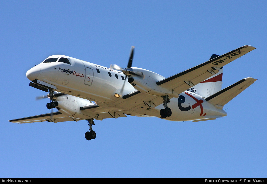 Aircraft Photo of VH-ZRX | Saab-Fairchild SF-340A | REX - Regional Express | AirHistory.net #37006
